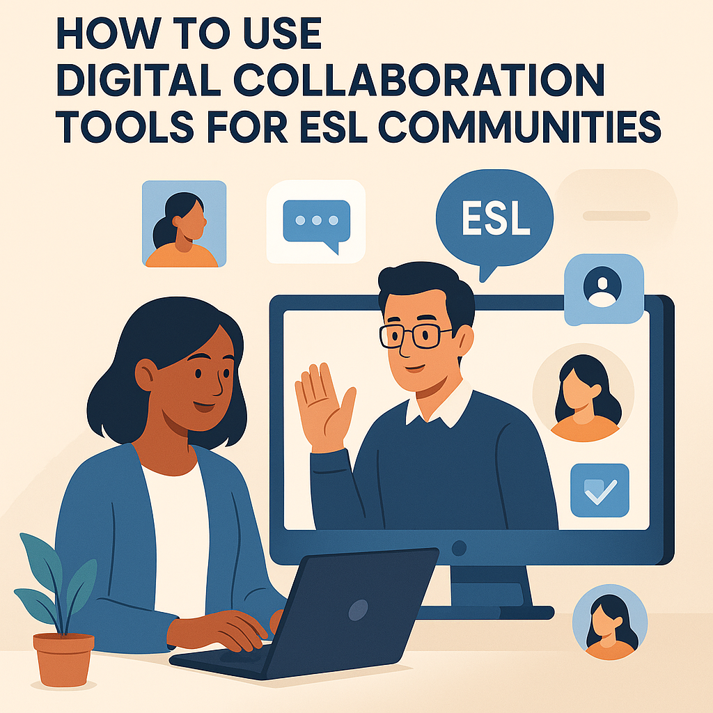 How to Use Digital Collaboration Tools for ESL Communities