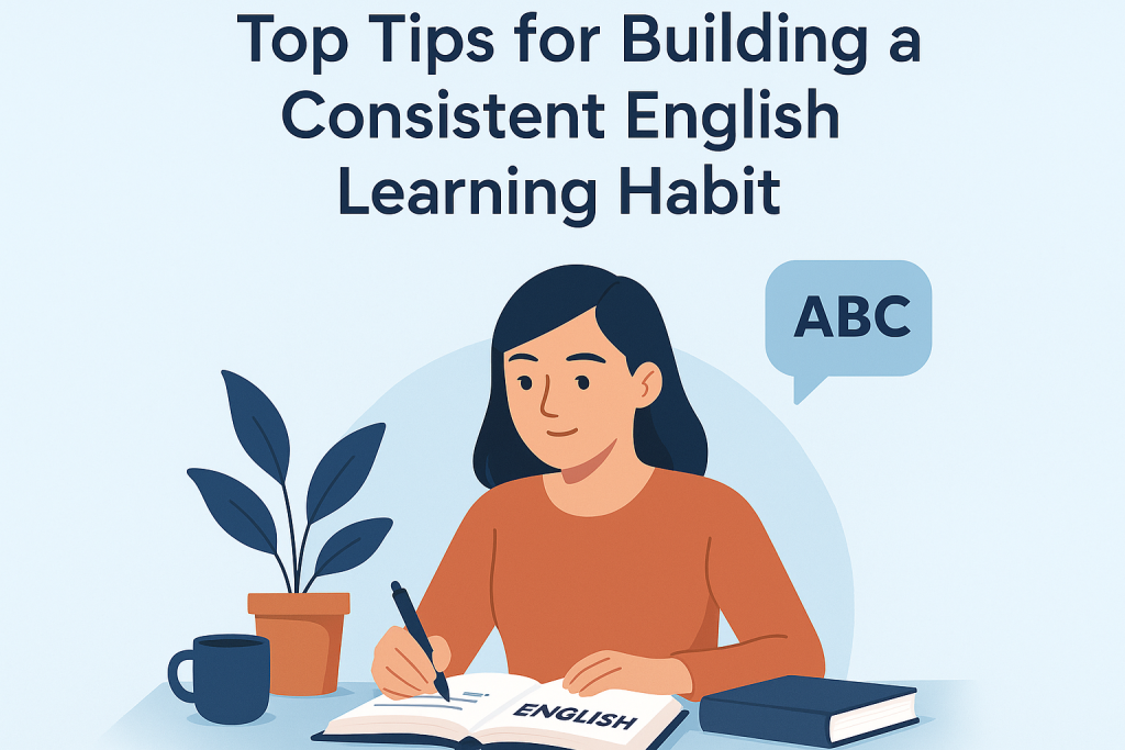 Top Tips for Building a Consistent English Learning Habit