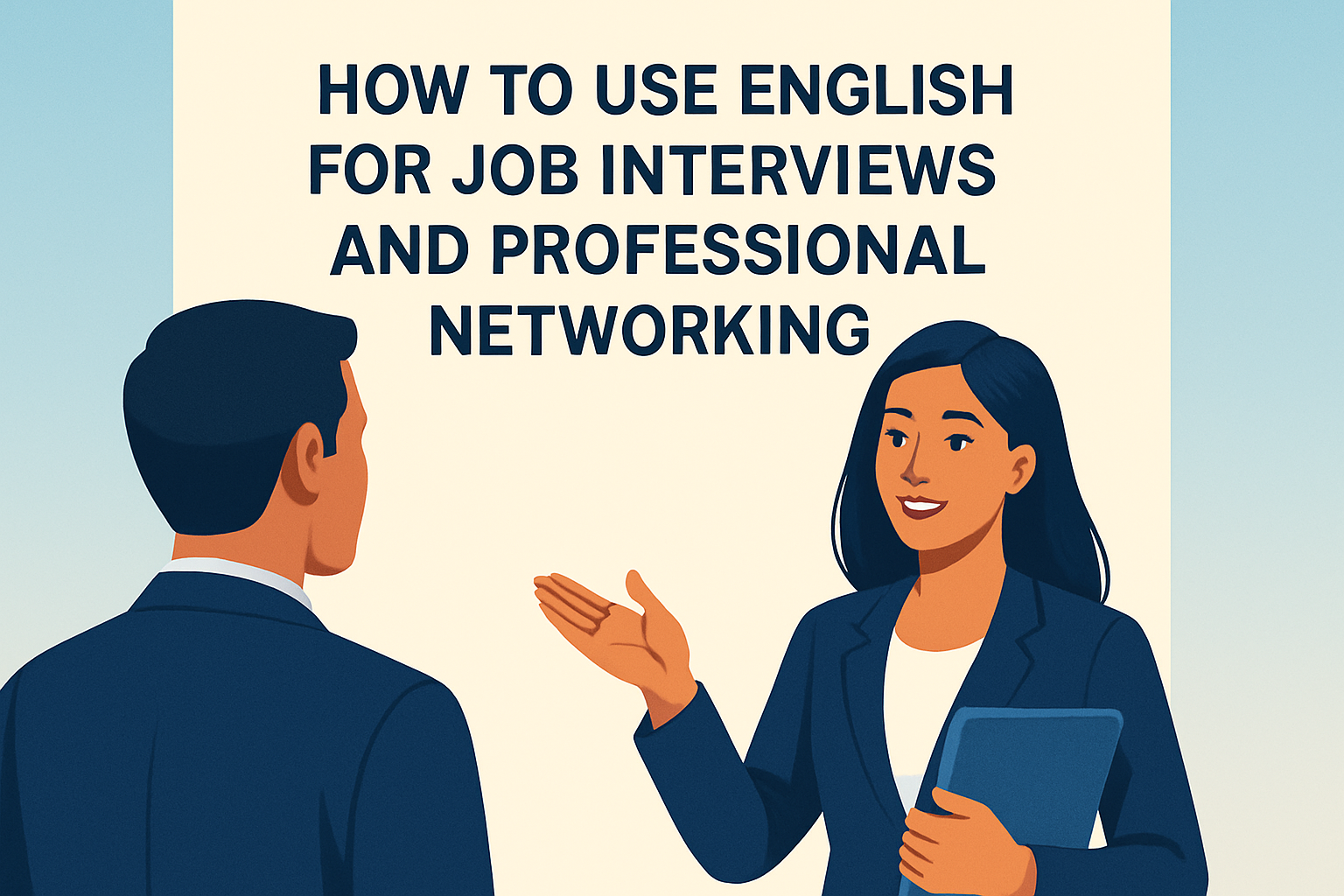 How to Use English for Job Interviews and Professional Networking