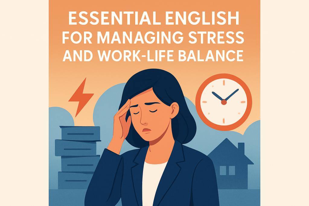 Essential English for Managing Stress and Work-Life Balance