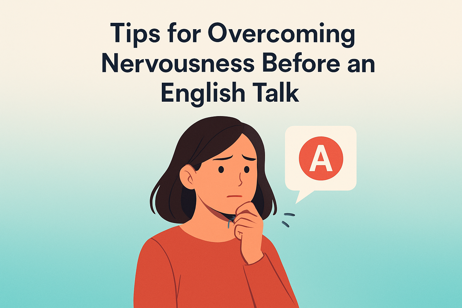 Tips for Overcoming Nervousness Before an English Talk