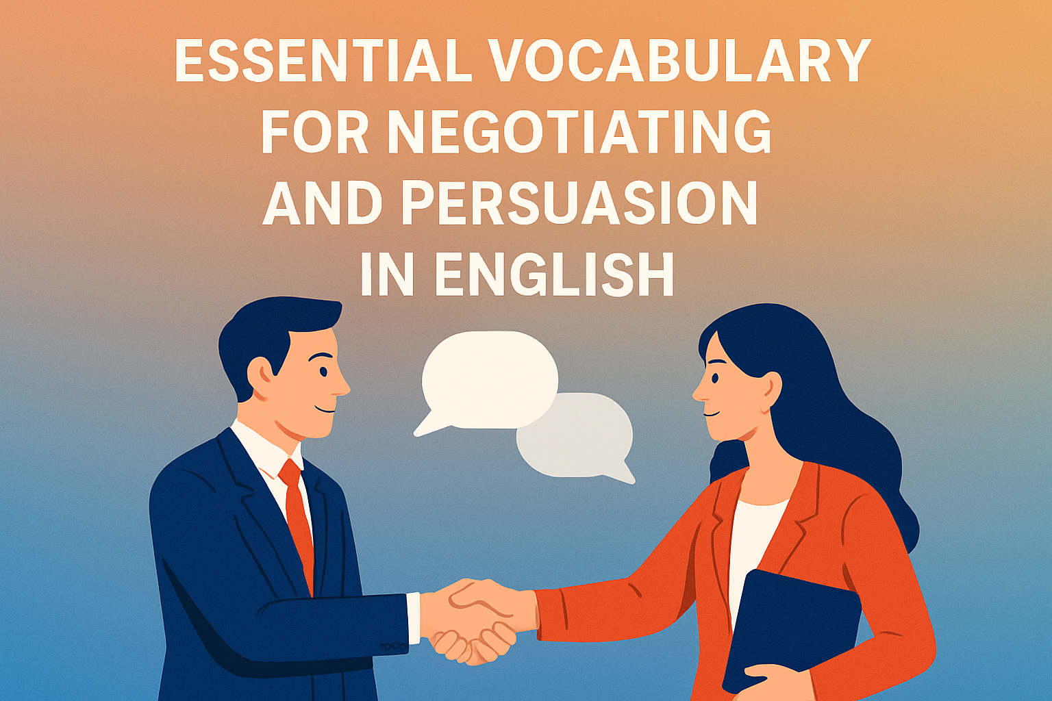 Essential Vocabulary for Negotiating and Persuasion in English