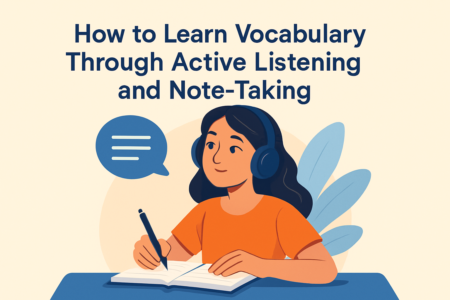 How to Learn Vocabulary Through Active Listening and Note-Taking