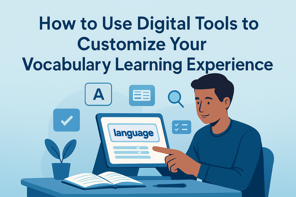 How to Use Digital Tools to Customize Your Vocabulary Learning Experience