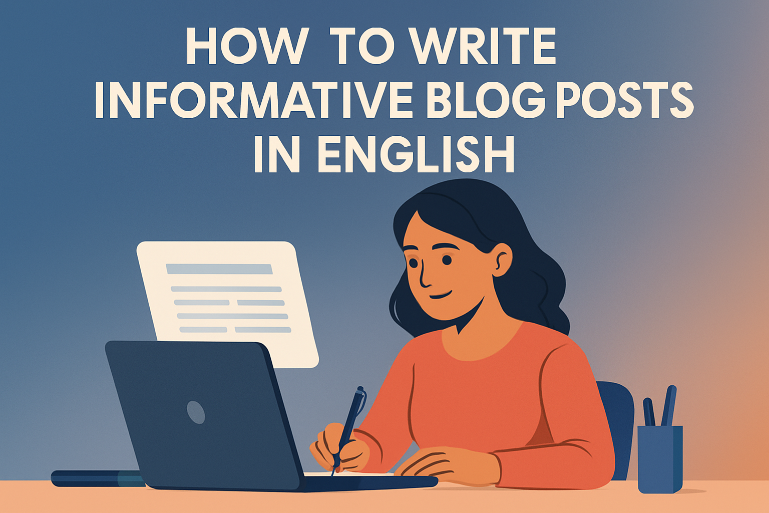 How to Write Informative Blog Posts in English
