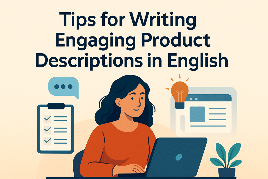 Tips for Writing Engaging Product Descriptions in English