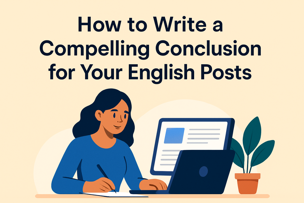 How to Write a Compelling Conclusion for Your English Posts