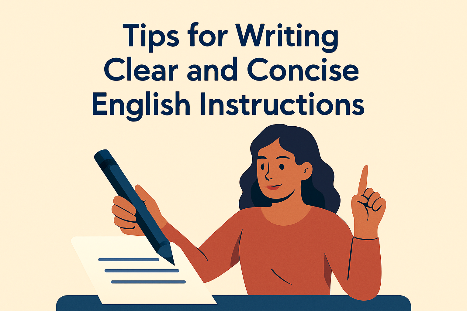 Tips for Writing Clear and Concise English Instructions