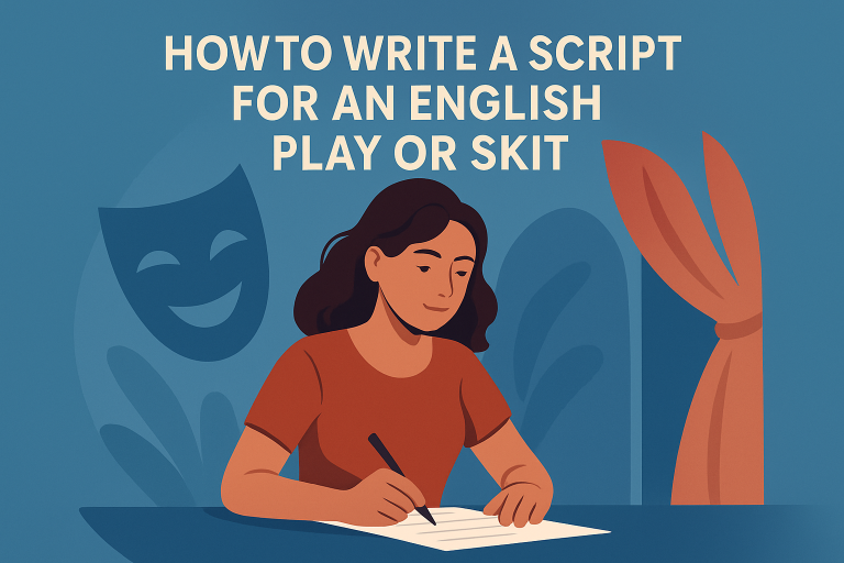 How to Write a Script for an English Play or Skit