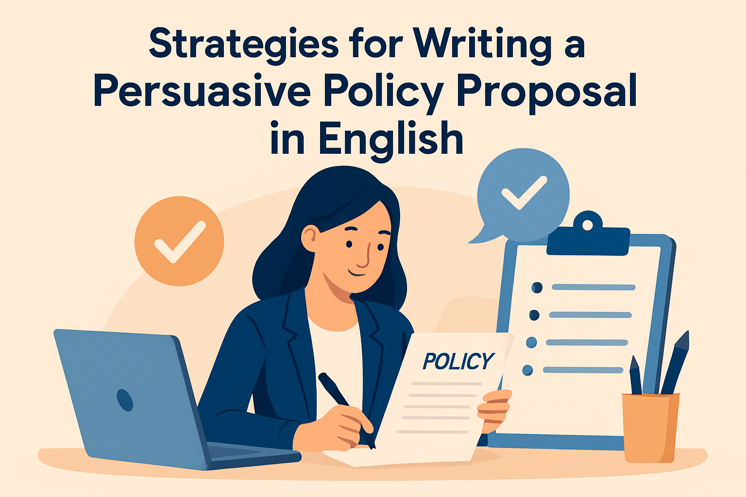 Strategies for Writing a Persuasive Policy Proposal in English