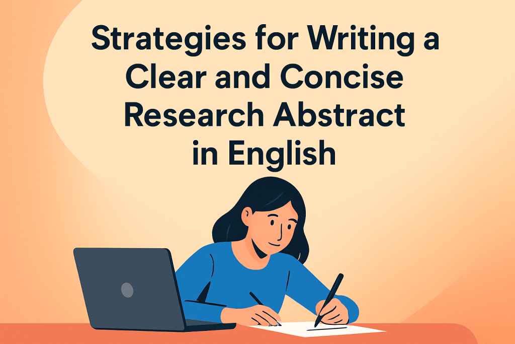 Strategies for Writing a Clear and Concise Research Abstract in English ...