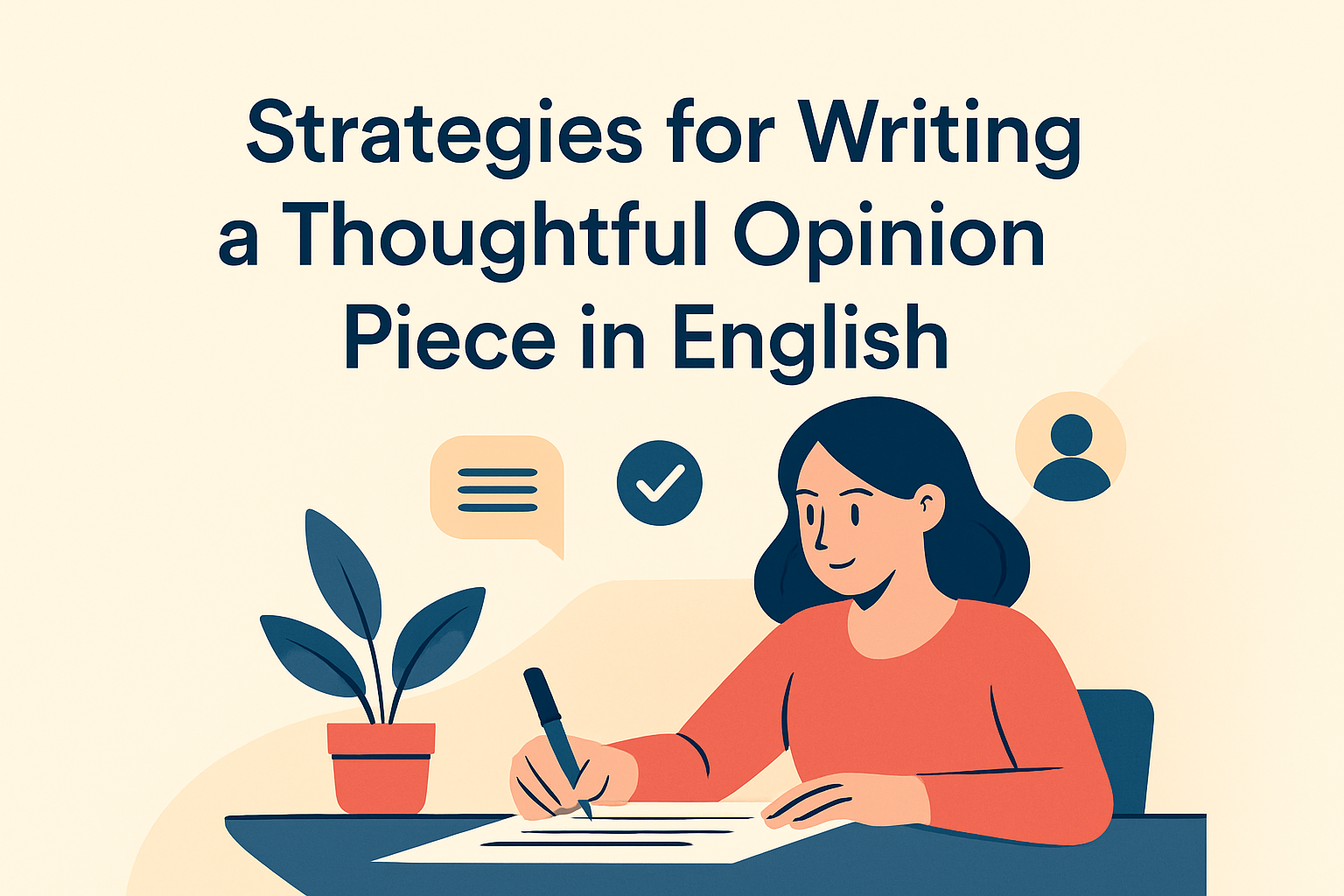 Strategies for Writing a Thoughtful Opinion Piece in English