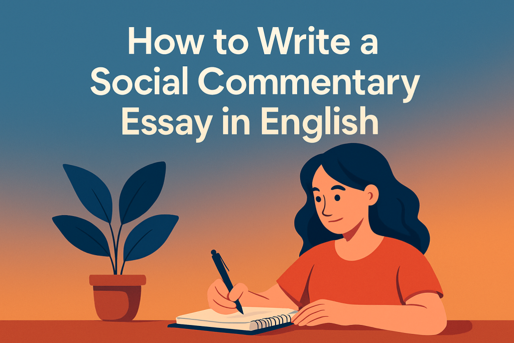 How to Write a Social Commentary Essay in English
