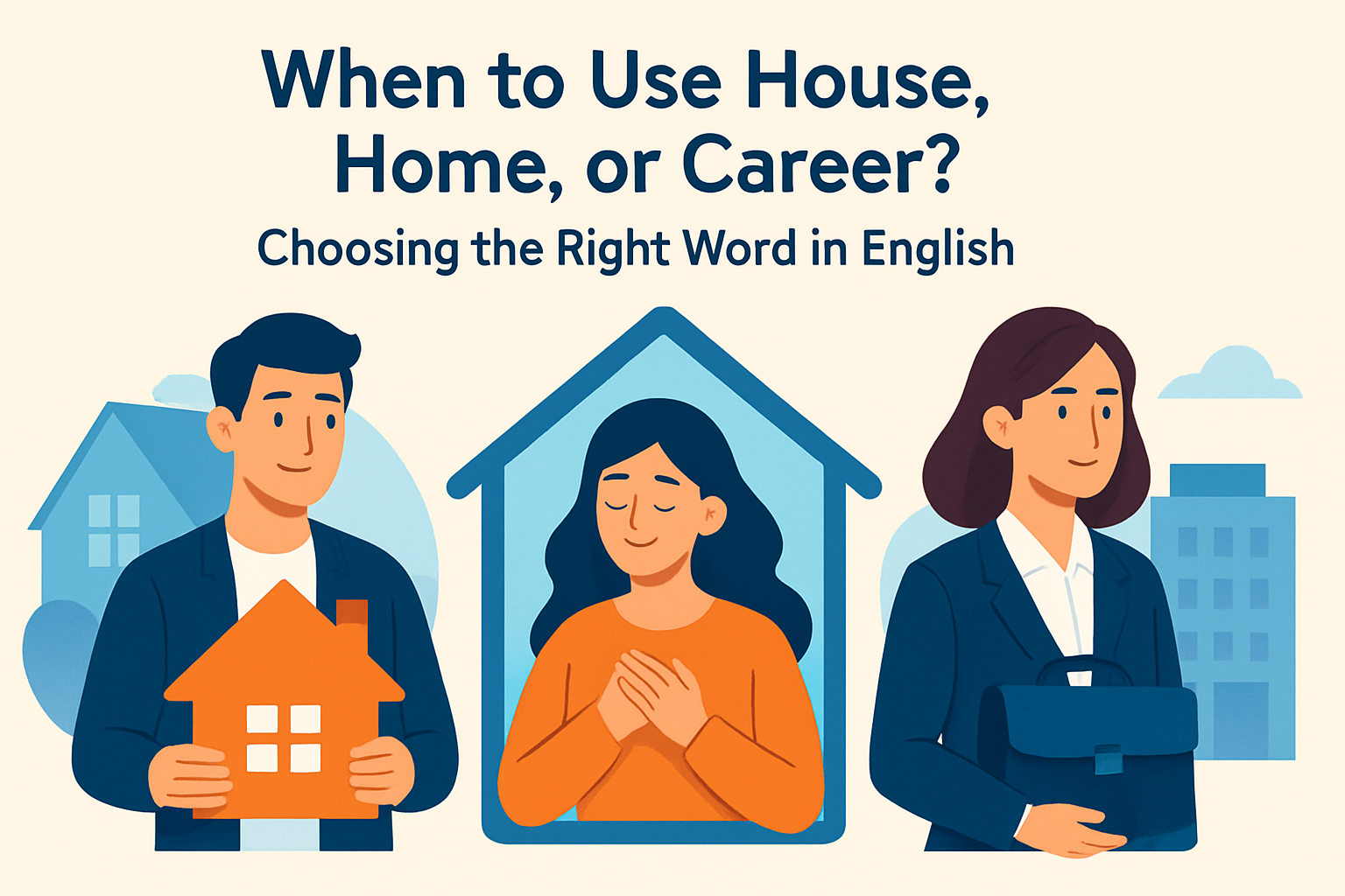 When to Use House, Home, or Career? Choosing the Right Word in English