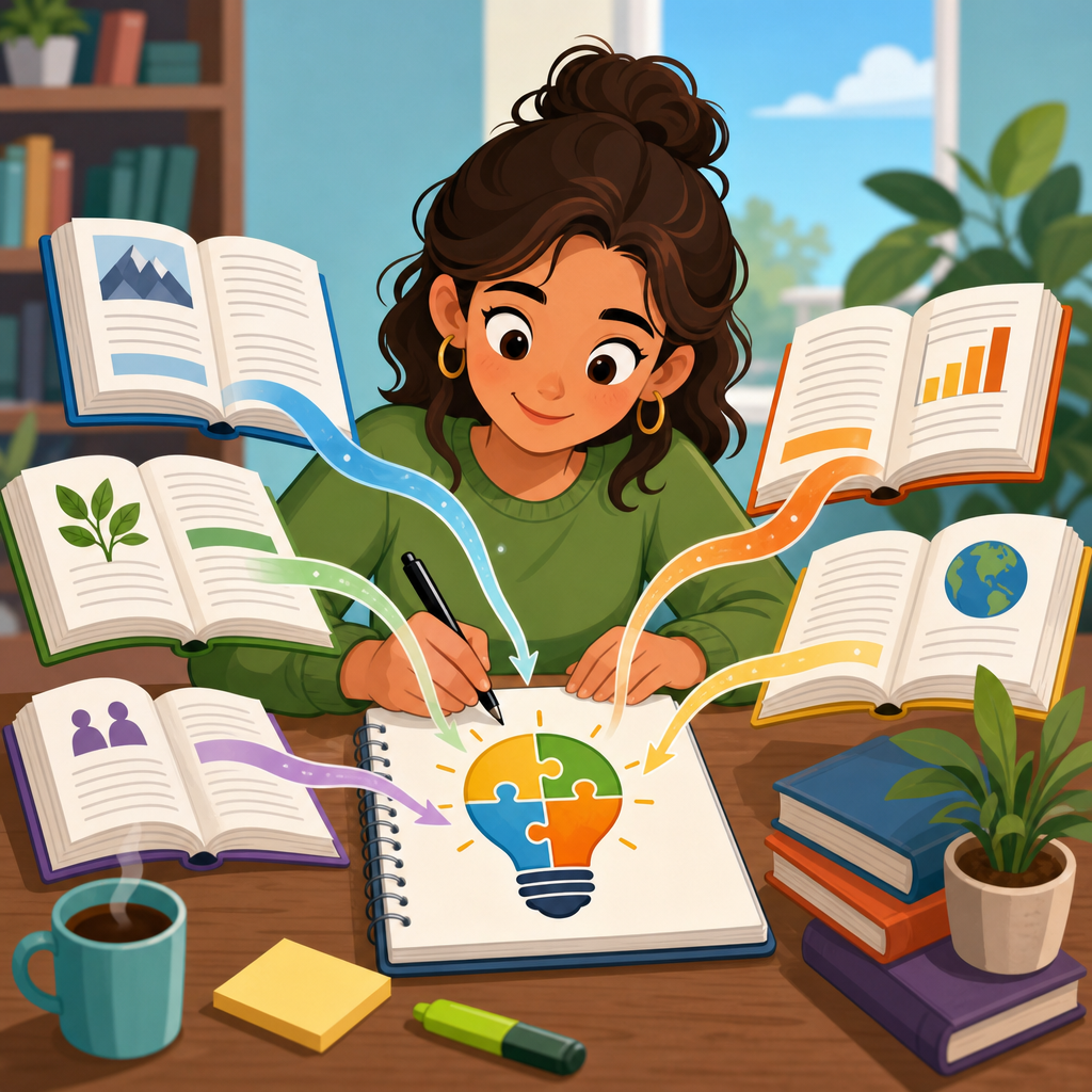 How to Synthesize Sources Instead of Listing Them