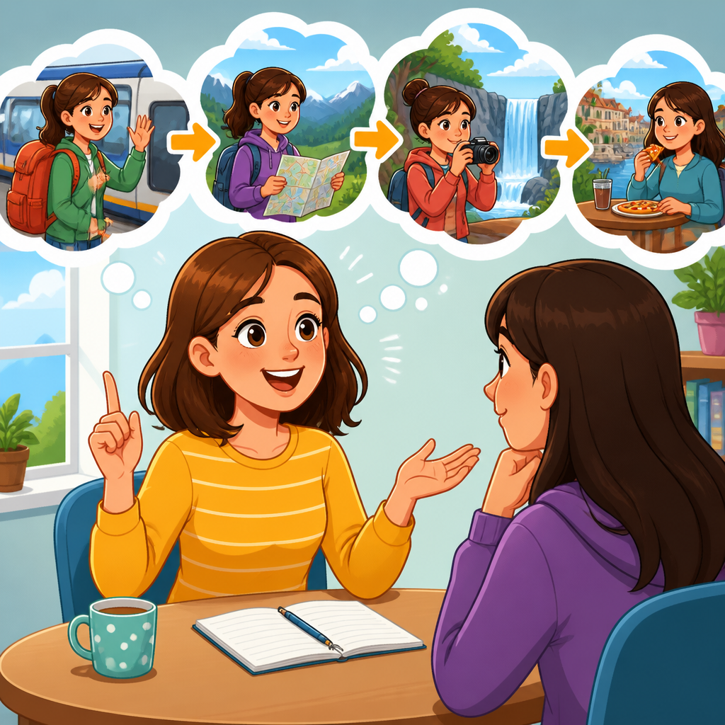 A2 Speaking Practice: Talking About Past Experiences With Clear Sequencing