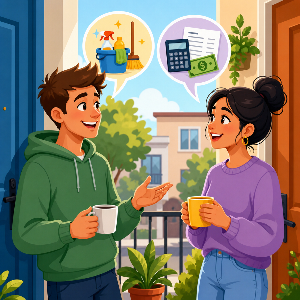 How to Talk to a Neighbor About Shared Chores or Bills