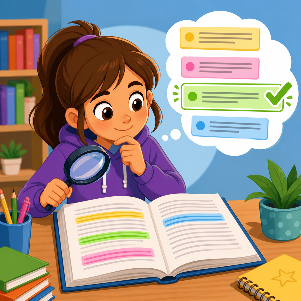 Reading for Evidence: Which Sentence Supports the Main Claim